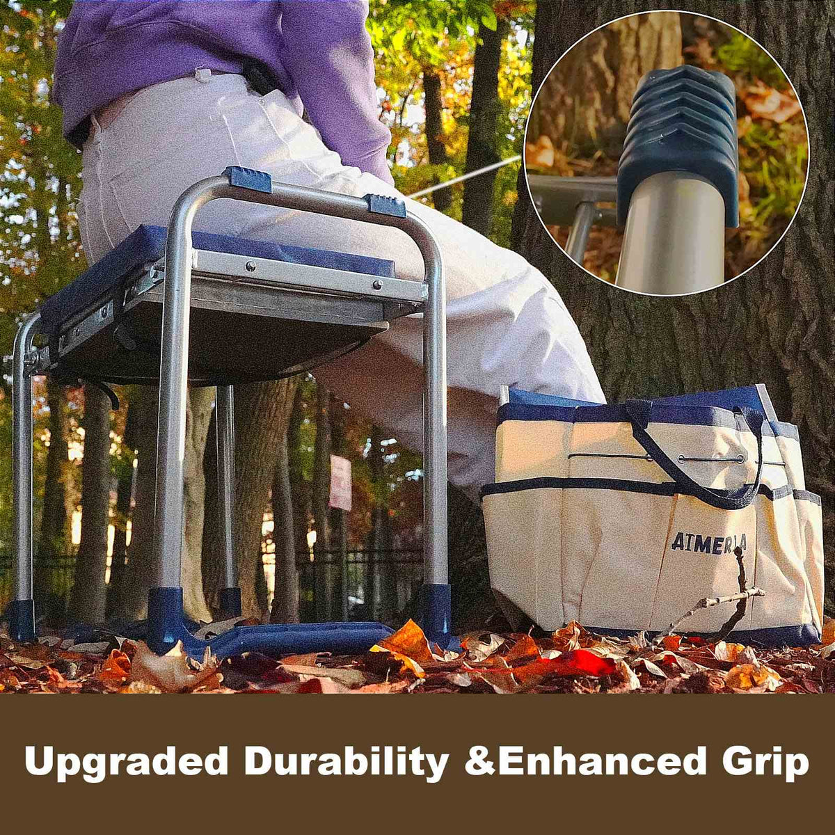 Rawsoil™ Foldable Garden Kneeler & Seat