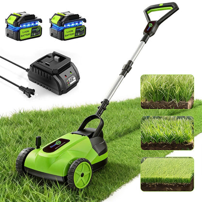 8.7-Inch Small Electric Lawn Mower for Yards & Gardens