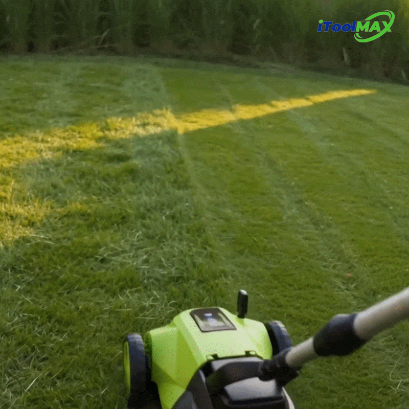 8.7-Inch Small Electric Lawn Mower for Yards & Gardens